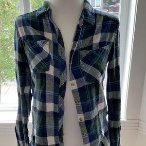 Green and Blue Flannel